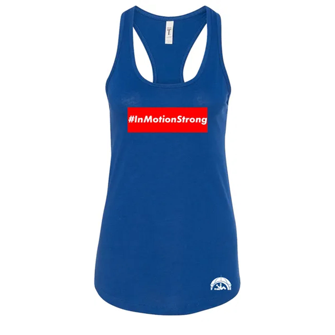 #InMotionStrong Ladies Racerback Tank
