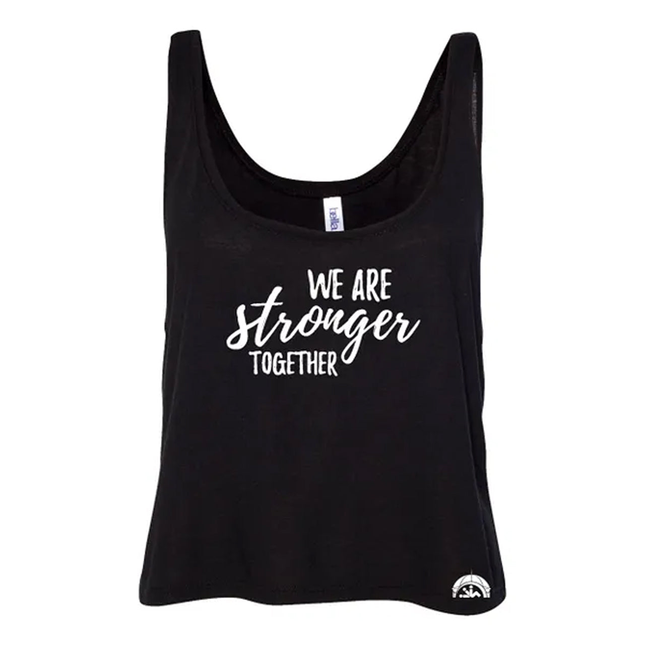 We Are Stronger Ladies Boxy Crop Top